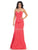 May Queen - RQ7305 Strapless Sweetheart Trumpet Gown Prom Dresses 2 / Watermelon