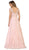 May Queen RQ7612 - Illusion Bateau Embellished Formal Dress Special Occasion Dress