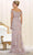 May Queen RQ7621 - Floral Appliqued Column Prom Dress Prom Dresses 8 / Mauve