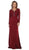 May Queen RQ7692 - Long Sleeve Column Formal Dress Mother of the Bride Dresses 4XL / Navy