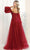 May Queen RQ7953 - 3D Floral Applique Sweetheart Neck Prom Gown Ball Gowns 6 / Huntergreen