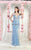 May Queen RQ7993 - Plunging Sequin Prom Dress Prom Dresses 12 / Dustyblue