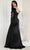 May Queen RQ8002 - Off-Shoulder Feather Detail Evening Dress Prom Dresses