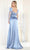 May Queen RQ8002 - Off-Shoulder Feather Detail Evening Dress Prom Dresses