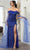 May Queen RQ8012 - Cape Sleeve Sequin Evening Gown Evening Dresses 4 / Royal Blue