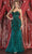 May Queen RQ8013 - Strapless Embellished Evening Dress Pageant Dresses 4 / Huntergreen