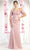 May Queen RQ8021 - Pleated Off Shoulder Prom Gown Prom Dresses 4 / Mauve