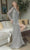 May Queen RQ8038 - One Sleeved High Slit Prom Gown Prom Dresses