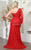 May Queen RQ8038 - One Sleeved High Slit Prom Gown Prom Dresses