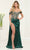 May Queen RQ8055 - Sweetheart High Slit Prom Gown Evening Dresses 4 / Huntergreen