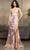 May Queen RQ8058 - Applique Metallic Prom Dress Special Occasion Dress 4 / Rose Gold