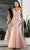May Queen RQ8059 - Criss-Cross Back Mermaid Prom Gown Prom Dresses 4 / Rosegold