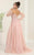 May Queen RQ8060 - Strapless Detachable Sleeve Prom Gown Prom Dresses