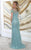 May Queen RQ8092 - Sequin Embellished Illusion Neck Evening Dress Mother of the Bride Dresses 12 / Sage