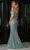 May Queen RQ8094 - Cold Shoulder Embellished Prom Gown Prom Dresses