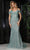 May Queen RQ8094 - Cold Shoulder Embellished Prom Gown Prom Dresses 4 / Sage