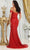 May Queen RQ8094 - Embellished Cold Shoulder Prom Gown Prom Dresses 14 / Sage