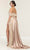 May Queen RQ8099 - Draped Sleeve Prom Dress Special Occasion Dress