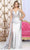 May Queen RQ8103 - Metallic Mermaid Evening Dress Special Occasion Dress 4 / Silver