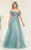 May Queen RQ8109 - Floral Appliqued Sweetheart Prom Gown Prom Dresses 6 / Sage