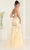 May Queen RQ8118 - Strapless Appliqued Mermaid Prom Gown Evening Dresses