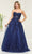 May Queen RQ8120 - Sweetheart Corset Prom Dress Special Occasion Dress 4 / Navy