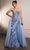 May Queen RQ8146 - Sweetheart Sleeveless Prom Gown Prom Dresses 4 / Smoke/Blue