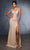 May Queen RQ8151 - Rhinestone Sheer Corset Prom Gown Prom Dresses