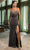 May Queen RQ8151 - Rhinestone Sheer Corset Prom Gown Prom Dresses