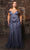 May Queen RQ8157 - Fitted Sheath Evening Dress Prom Dresses 4 / Dusty Blue