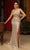 May Queen RQ8163 - Elegant Strapless Rhinestone-Embellished Prom Gown Prom Dresses