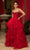 May Queen RQ8165 - Bead Embellished Corset Prom Gown Prom Dresses 2 / Red