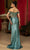 May Queen RQ8173 - High Slit Sequin Evening Dress Prom Dresses