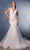 May Queen RQ8181 - Plunging Neck Sleeveless Bridal Gown Wedding Dresses