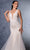 May Queen RQ8181 - Plunging Neck Sleeveless Bridal Gown Wedding Dresses