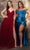 May Queen RQ8183 - Embellished High Slit Evening Dress Prom Dresses