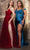 May Queen RQ8183 - Embellished High Slit Evening Dress Prom Dresses