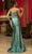 May Queen RQ8183 - Embellished High Slit Evening Dress Prom Dresses