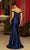 May Queen RQ8183 - Embellished High Slit Evening Dress Prom Dresses