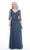 MGNY By Mori Lee 72202 - Sheer Sleeve Beaded Gown Mother of the Bride Dresses