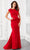 MGNY By Mori Lee 72307 - Ruffled Peplum Bateau Evening Gown Mother of the Bride Dresses