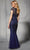 MGNY By Mori Lee 72405 - Cap Sleeve Keyhole Evening Dress Evening Dresses