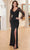 MGNY By Mori Lee 72736 - V-Neck Sequin Lace Evening Gown Mother of the Bride Dresses