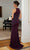 MGNY By Mori Lee 72828SC- Sleeveless Halter Evening Gown Evening Dresses 10 / Eggplant