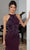 MGNY By Mori Lee 72828SC- Sleeveless Halter Evening Gown Evening Dresses 10 / Eggplant