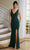 MGNY by Mori Lee 72835 - Beaded Sheath Evening Gown Evening Dresses 00 / Emerald