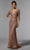 MGNY by Mori Lee 72940 - Frosted Lace Evening Dress Evening Dresses 00 / Rose Gold