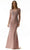 MGNY by Mori Lee 73007 - Beaded Metallic Evening Dress Mother Of The Bride Dresses 2 / Dusty Rose