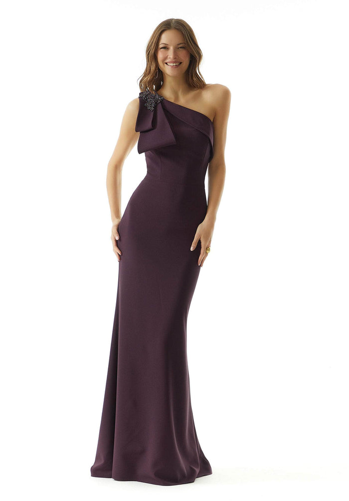 MGNY By Mori Lee 73011 - Draped Bow Evening Dress Special Occasion Dress