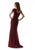 MGNY By Mori Lee 73022 - Cap Sleeve Draped Evening Dress Special Occasion Dress